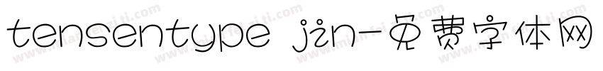 tensentype jin字体转换